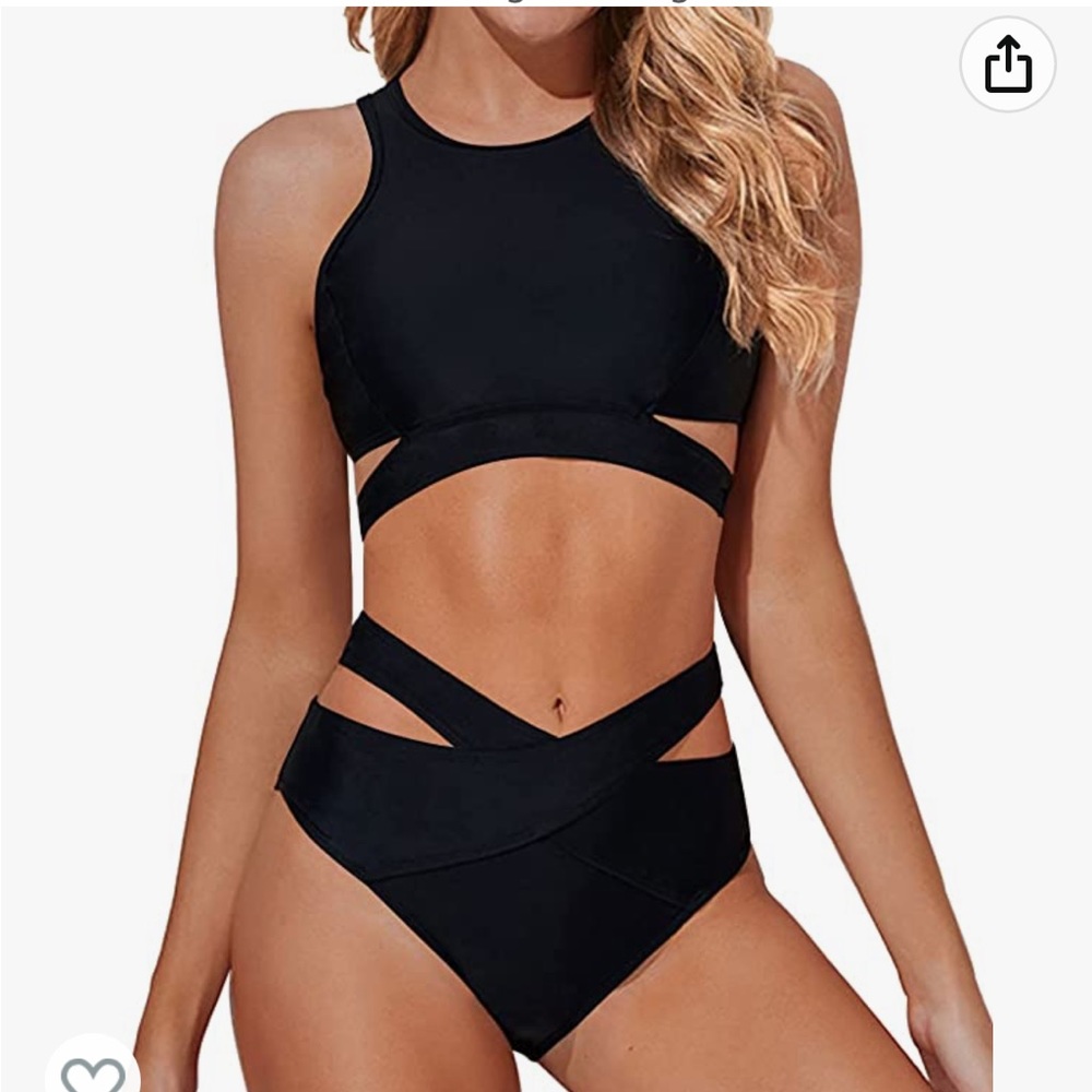 Tempt Me Cross Strap Swim Set